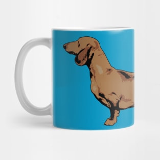 Red Smooth Haired Dachshund Mug